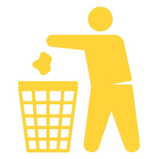 throw trash